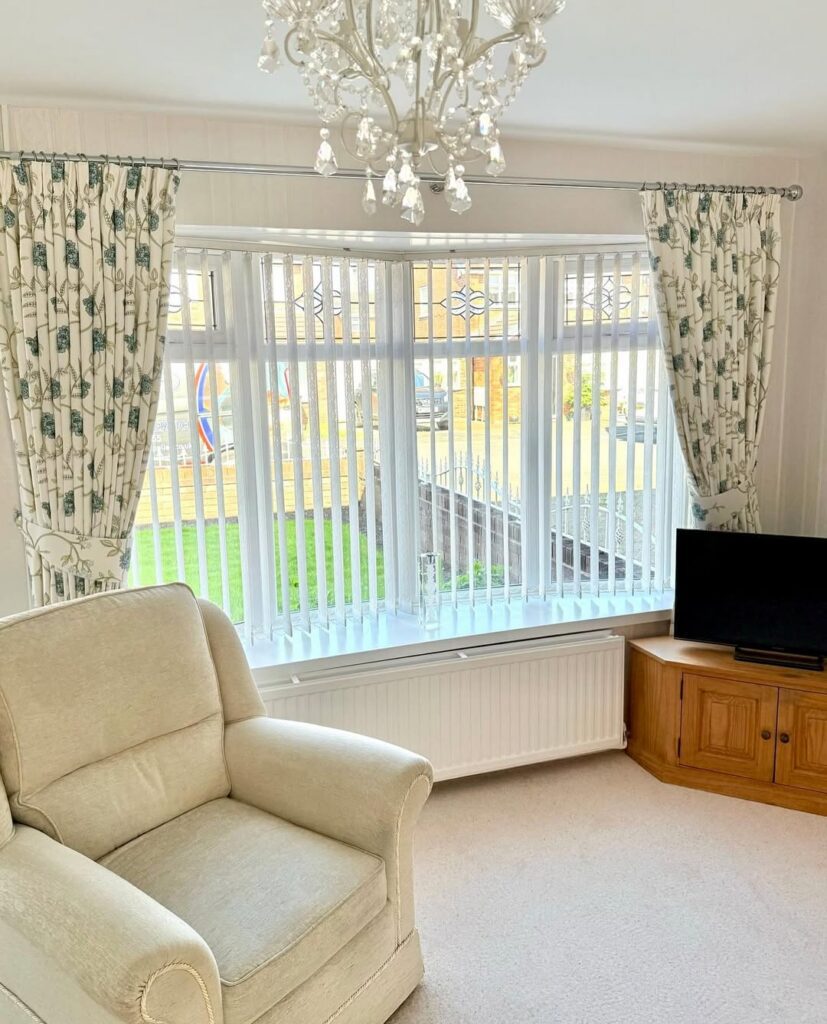 Curtains Measured, Made and Fitted by McGraths Blinds - Lovely lounge in a beautiful home in Ormskirk