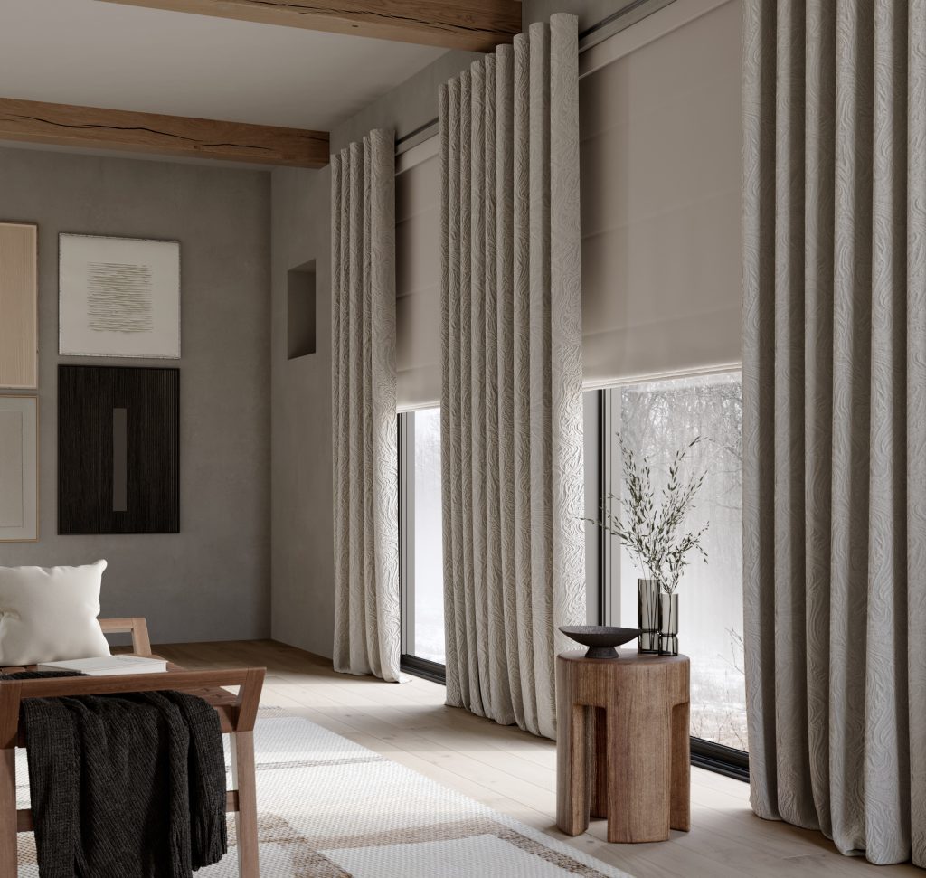 Wave Heading Curtains - Emerald Interiors